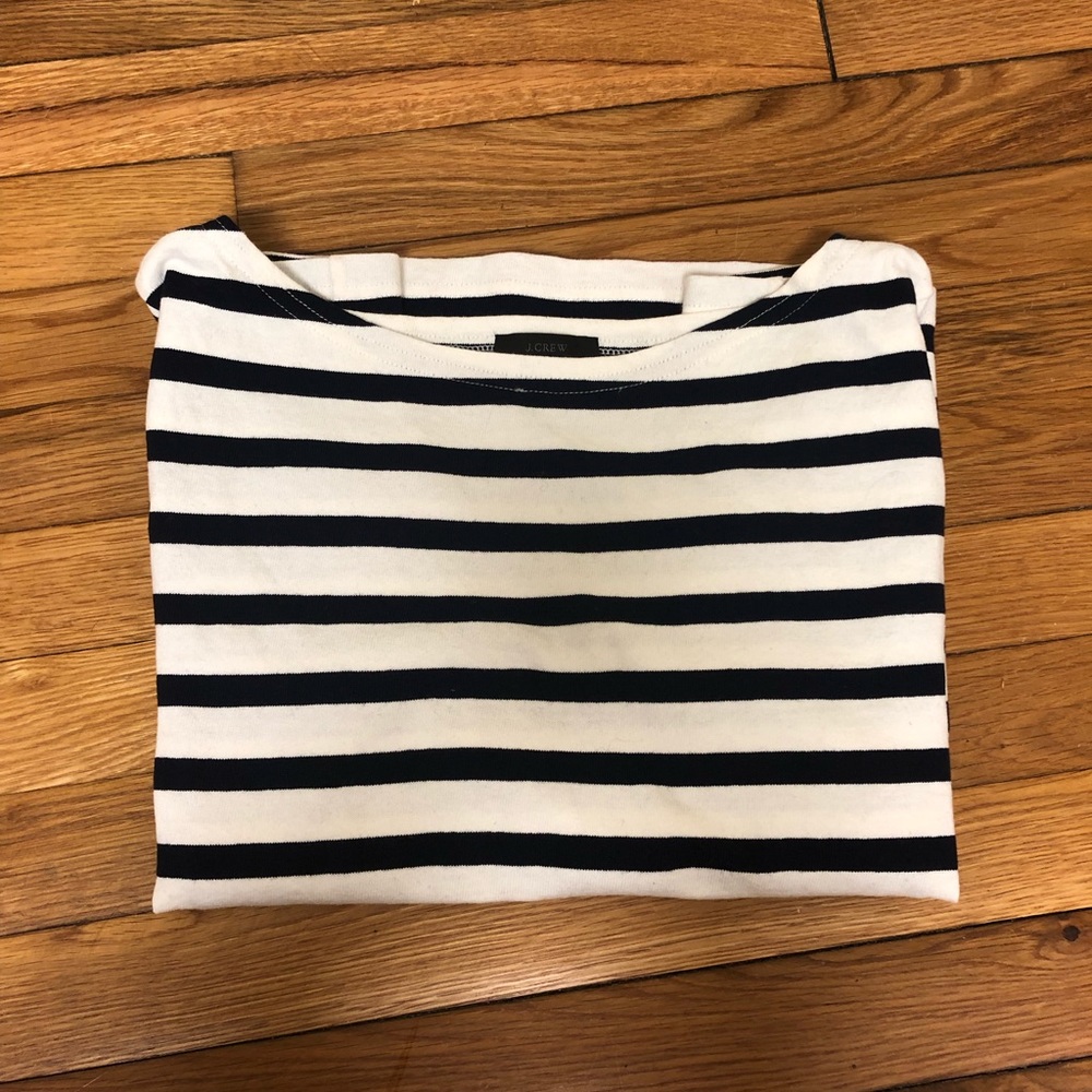 NWOT J. Crew Boatneck Top